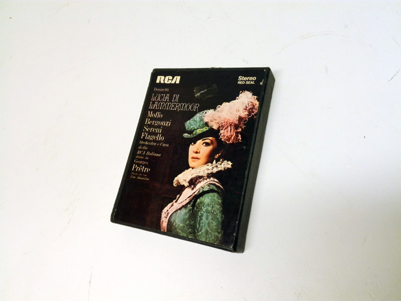 caja cinta cassette musica opera carton plastico 15.2x12x2 1u